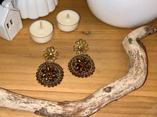 Charger l&#39;image dans la galerie, Boucles d’oreilles marron
