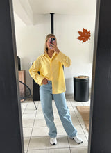 Charger l&#39;image dans la galerie, Chemise oversize jaune
