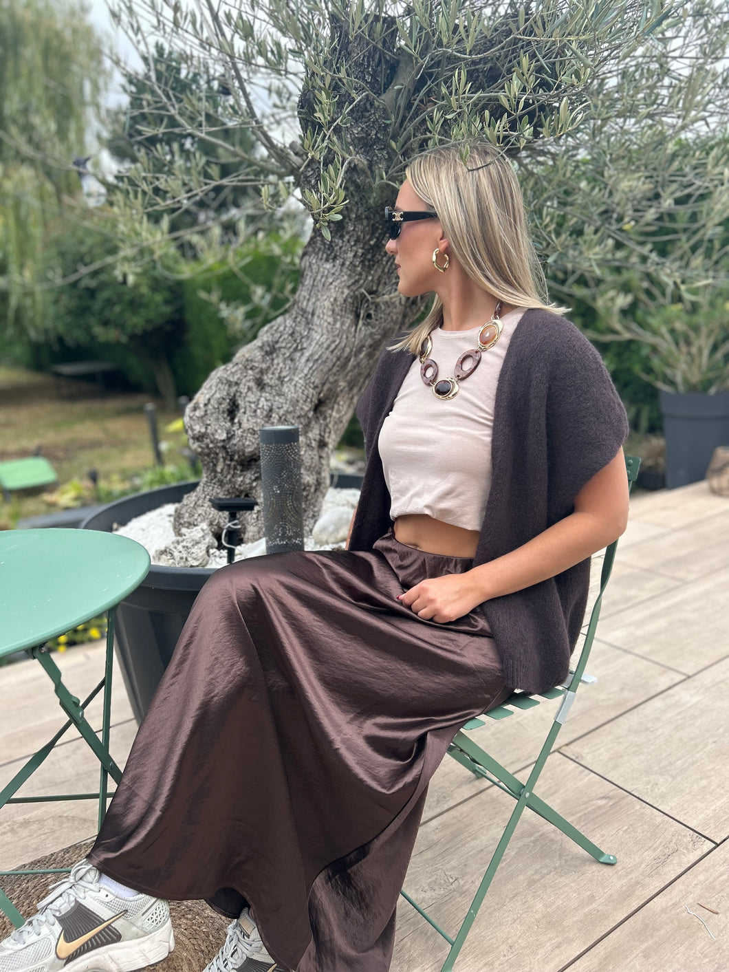 Gilet marron