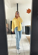 Charger l&#39;image dans la galerie, Chemise oversize jaune
