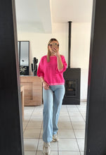 Charger l'image dans la galerie, Pull rose rayures
