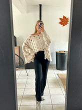 Charger l&#39;image dans la galerie, Pull crochet beige
