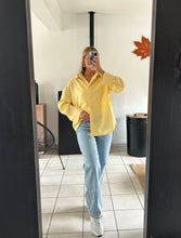 Charger l&#39;image dans la galerie, Chemise oversize jaune
