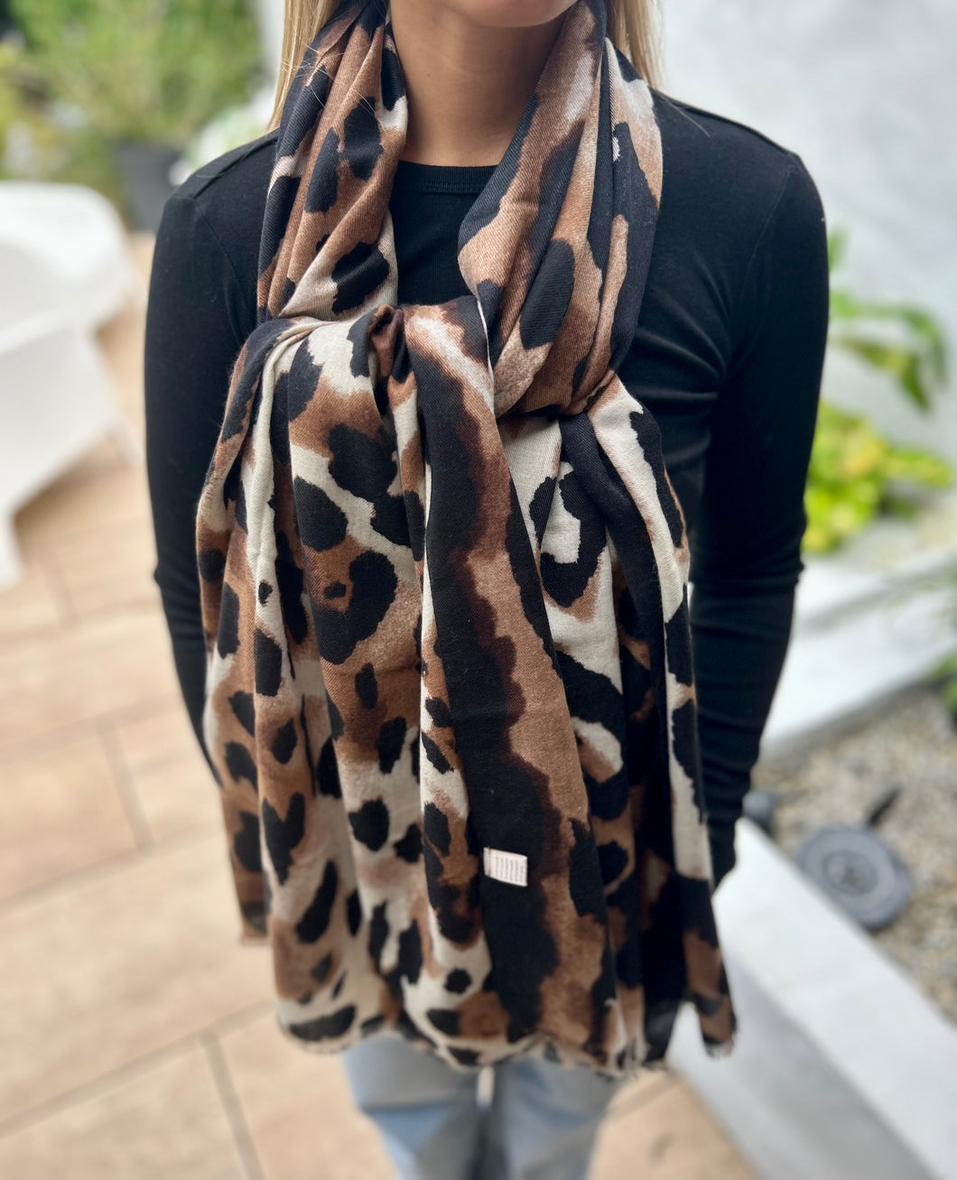 Foulard léopard
