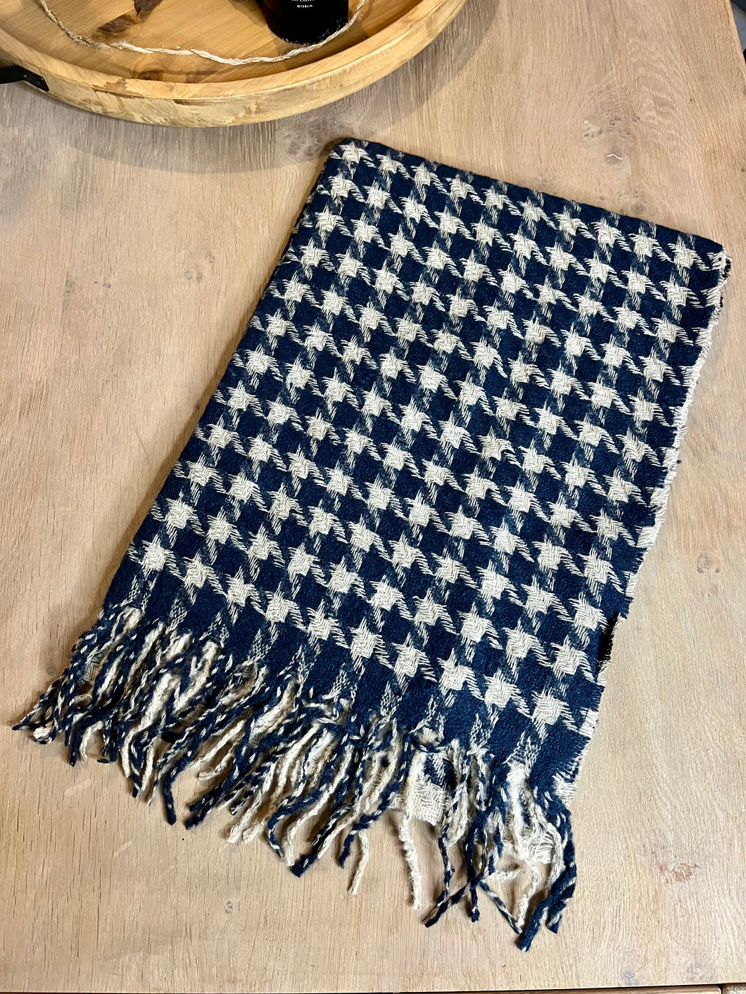 Écharpe bleu marine