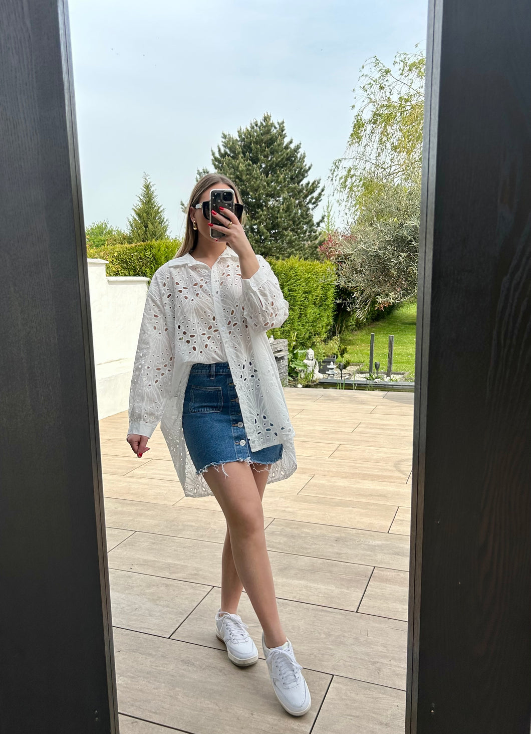 Chemise blanche oversize