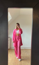Charger l&#39;image dans la galerie, Pantalon en lin fuchsia
