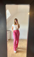 Charger l&#39;image dans la galerie, Pantalon en lin fuchsia
